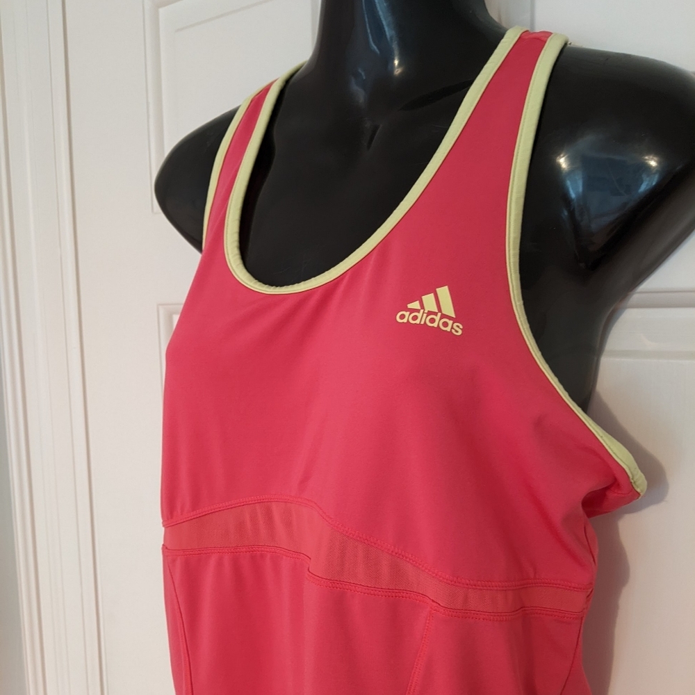 Adidas Pink and Neon Workout Tank